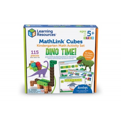 Mathlink : Dino Time ! - Cubes 2cm Emboitables et Activités